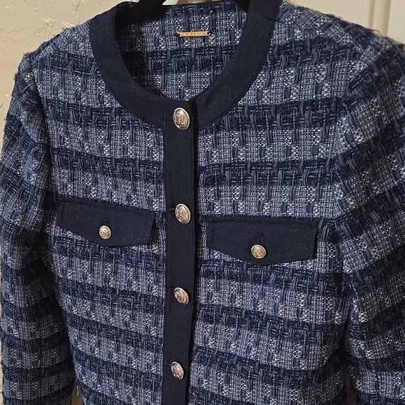 Elie Tahari Tweed Blazer - Picture 2 of 13